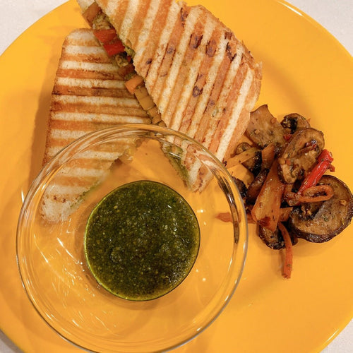 Go-Lacta® Turkey and Veggie Pesto Panini - Go-Lacta